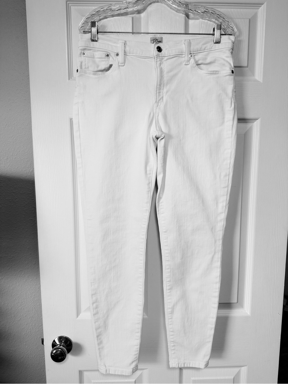 J. Crew White Skinny Jeans